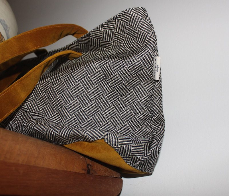 Shopper negro-ocre