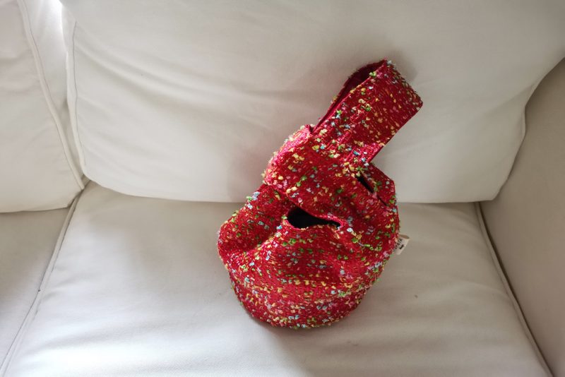 knot mezclilla rojo