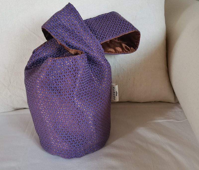 Knot morado-bronce