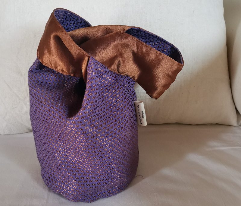 Knot morado-bronce